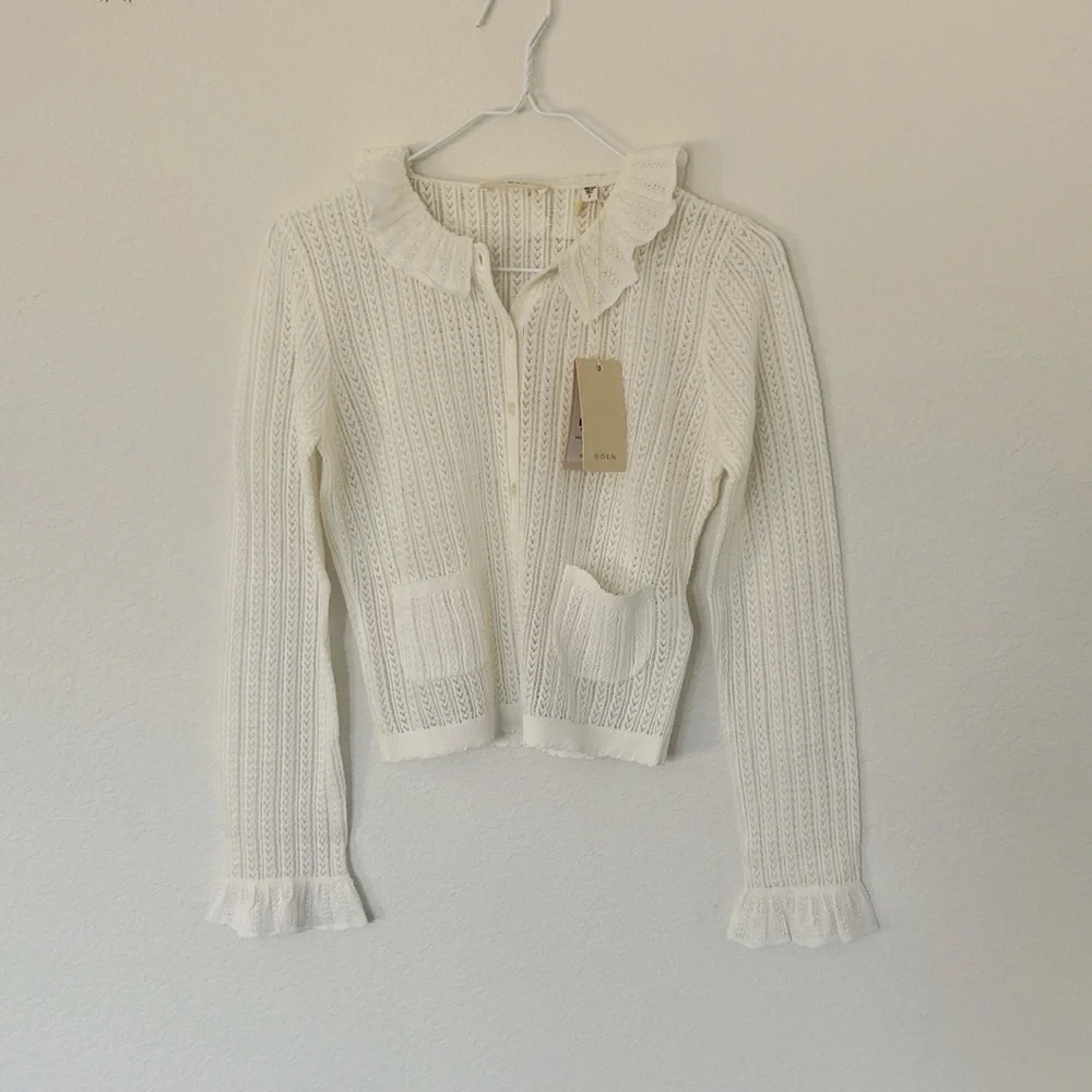NWT Doen Odille Cardigan Salt - Picture 4 of 10